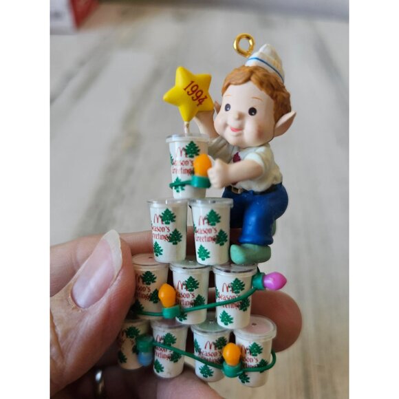 Enesco what's shakin shake Xmas McDonald's fifth ornament vintage Xmas tree 5926 - Picture 3 of 9